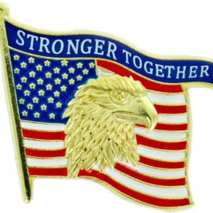 Stronger Together Flag Pin